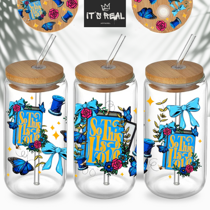 Trinkglas + Deckel Design