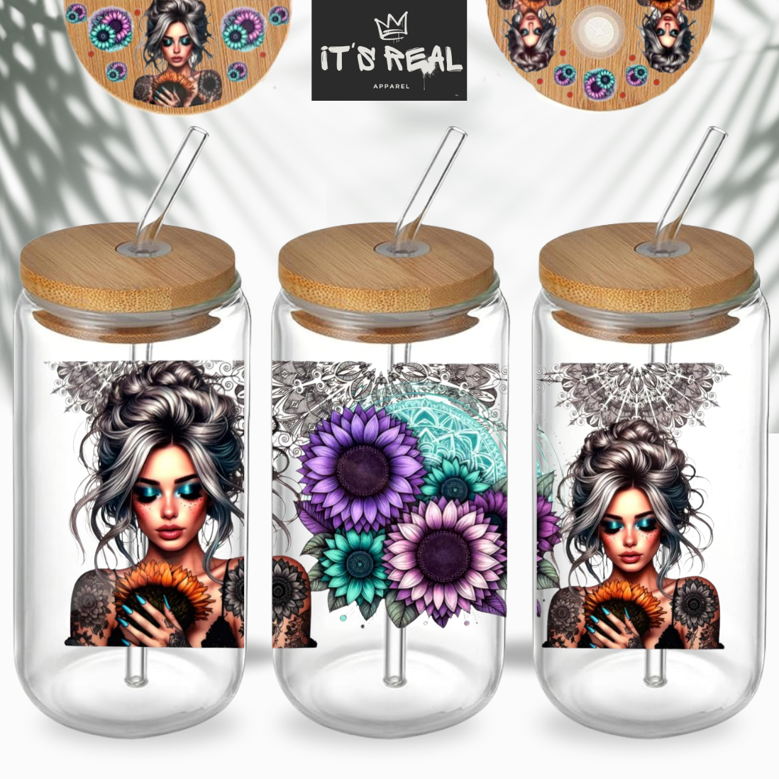 Trinkglas + Deckel Design