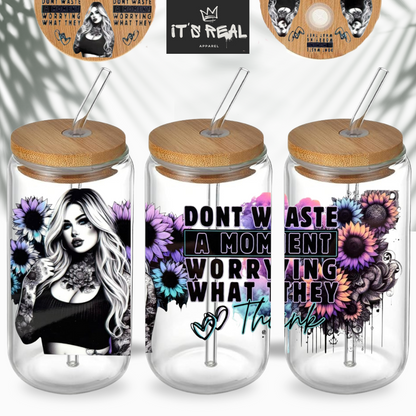 Trinkglas + Deckel Design