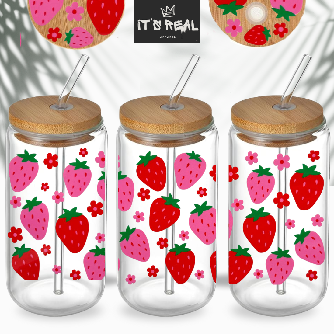 Trinkglas + Deckel Design