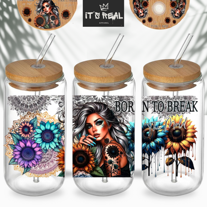 Trinkglas + Deckel Design