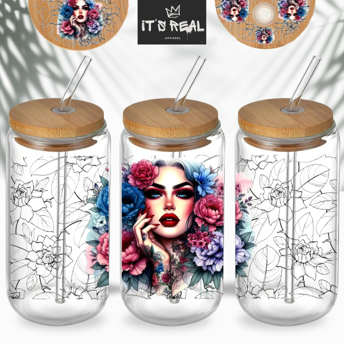 Trinkglas + Deckel Design