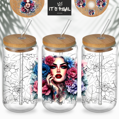 Trinkglas + Deckel Design