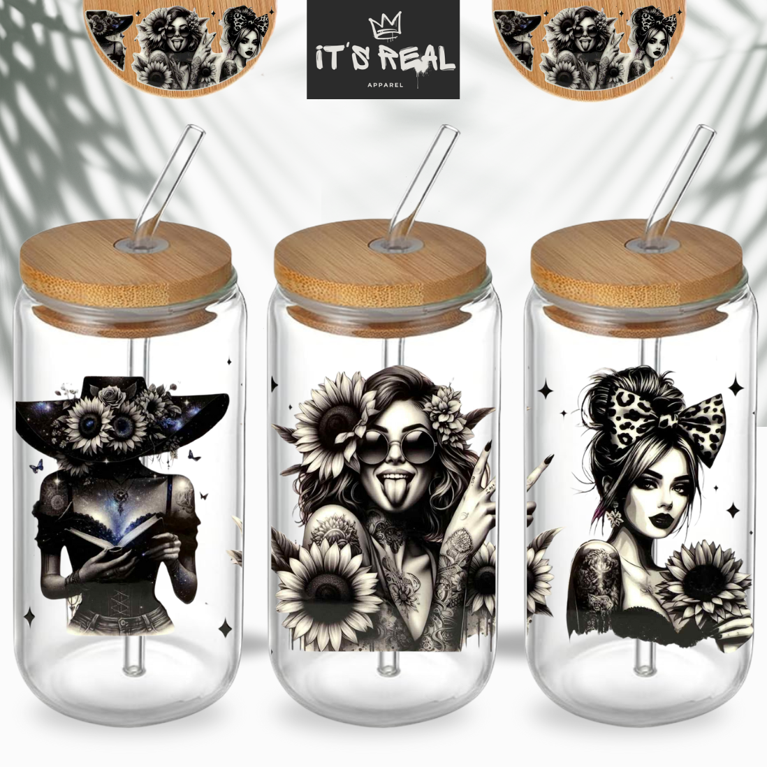 Trinkglas + Deckel Design