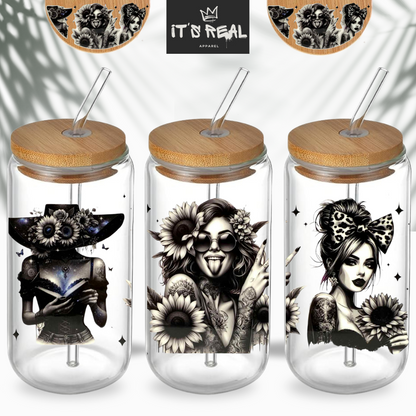 Trinkglas + Deckel Design