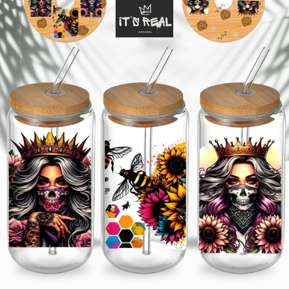 Trinkglas + Deckel Design