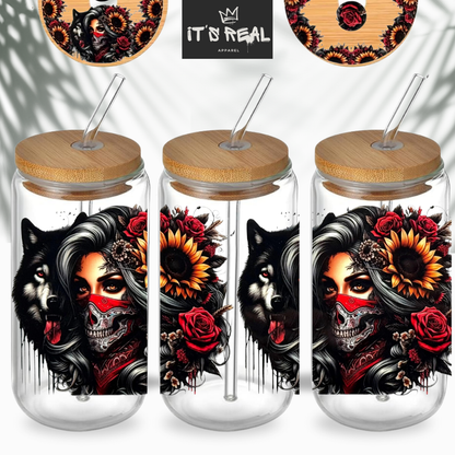 Trinkglas + Deckel Design