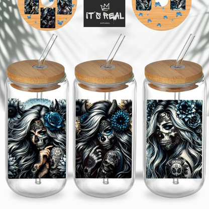 Trinkglas + Deckel Design