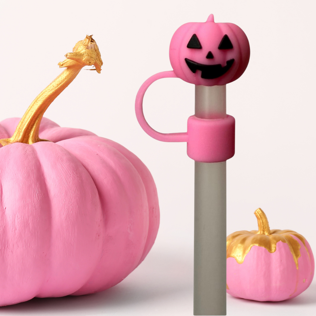 Strohhalm Topper - Pumpkin Pink