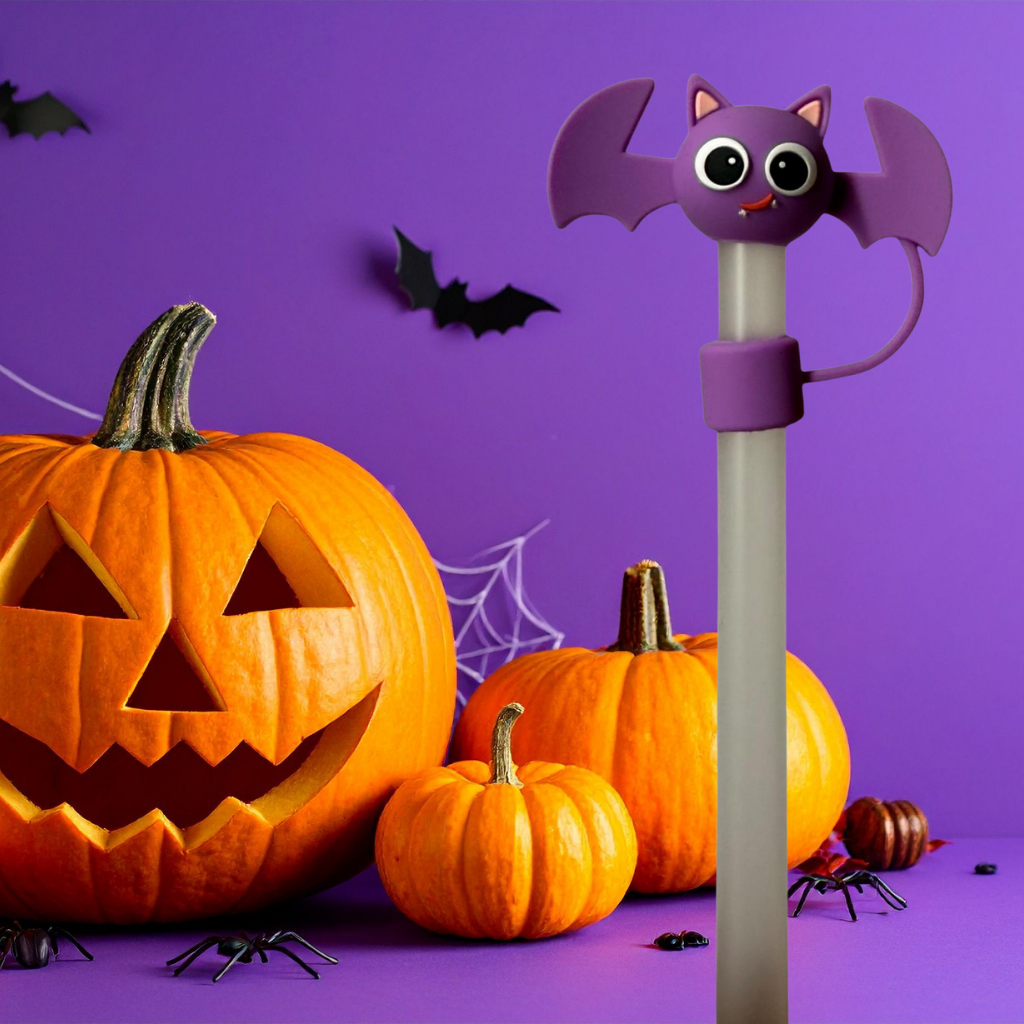 Strohhalm Topper - Bat Purple