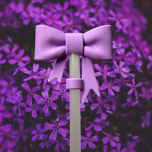 Strohhalm Topper - XXL BOW PURPLE