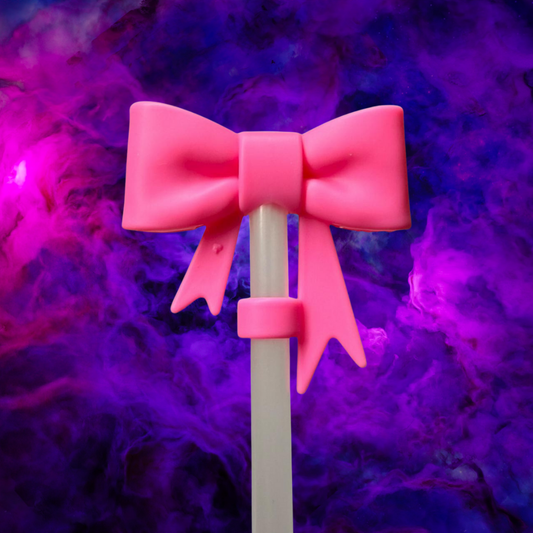 Strohhalm Topper - XXL BOW PINK