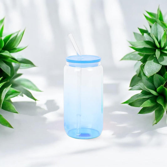 Trinkglas 500ml Ombre Blue