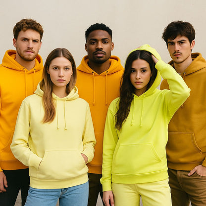 Unisex Hoodie Gelbtöne