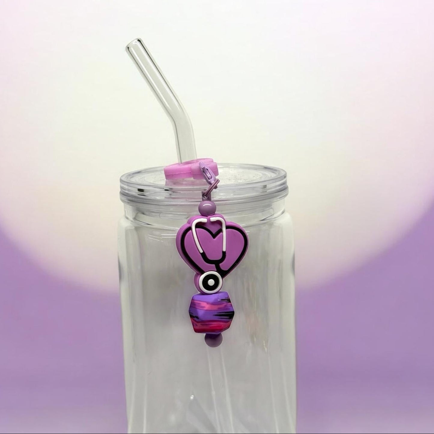 Nurse Purple - Strohhalmkette