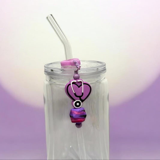 Nurse Purple - Strohhalmkette