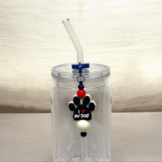 Dog Love  - Strohhalmkette