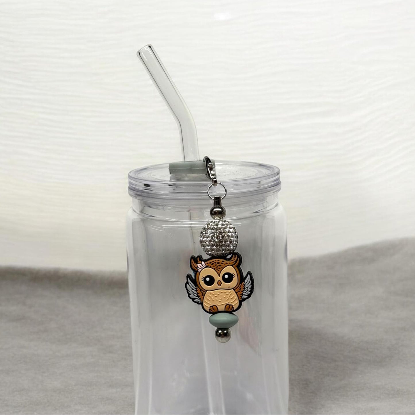 Silver Owl  - Strohhalmkette