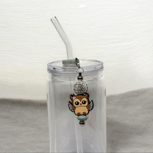 Silver Owl  - Strohhalmkette