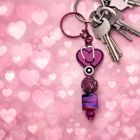 Nurse Purple - Schlüsselanhänger