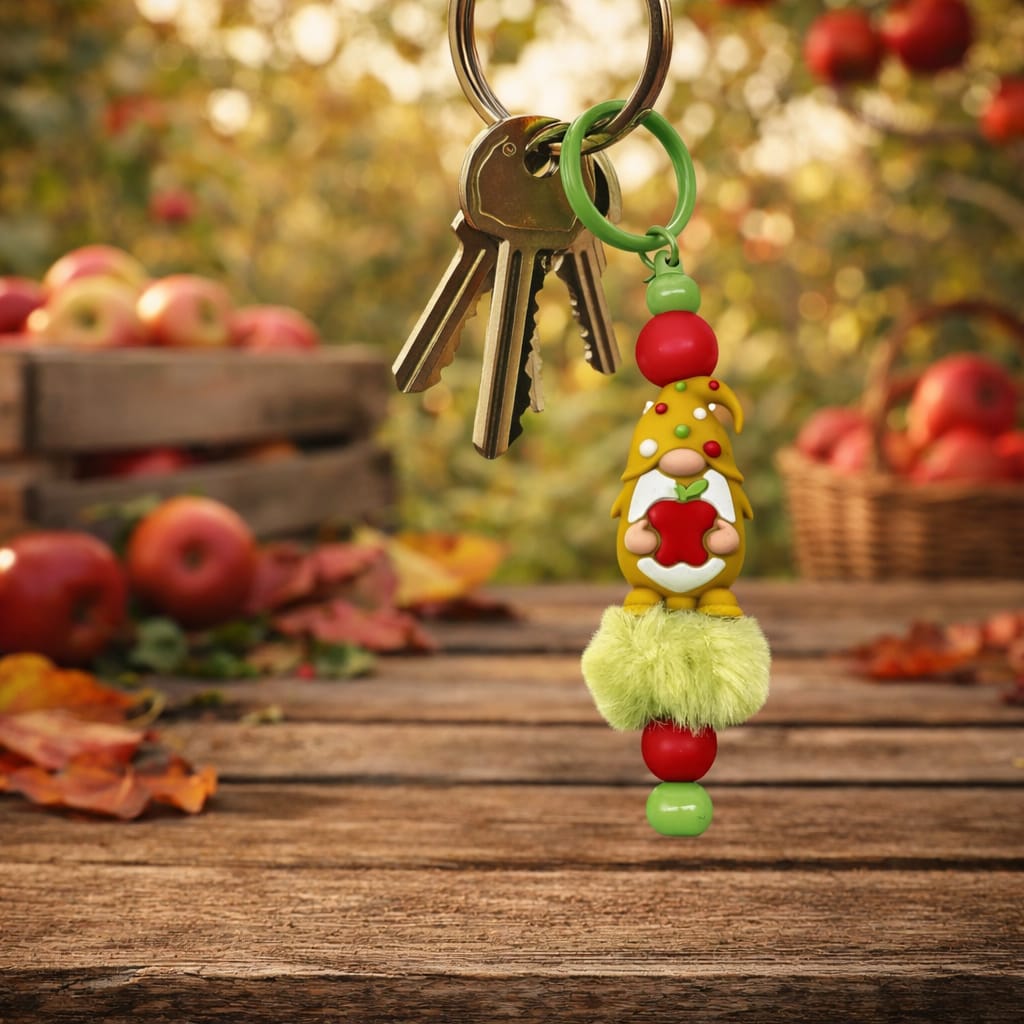 Apple Gnome - Schlüsselanhänger
