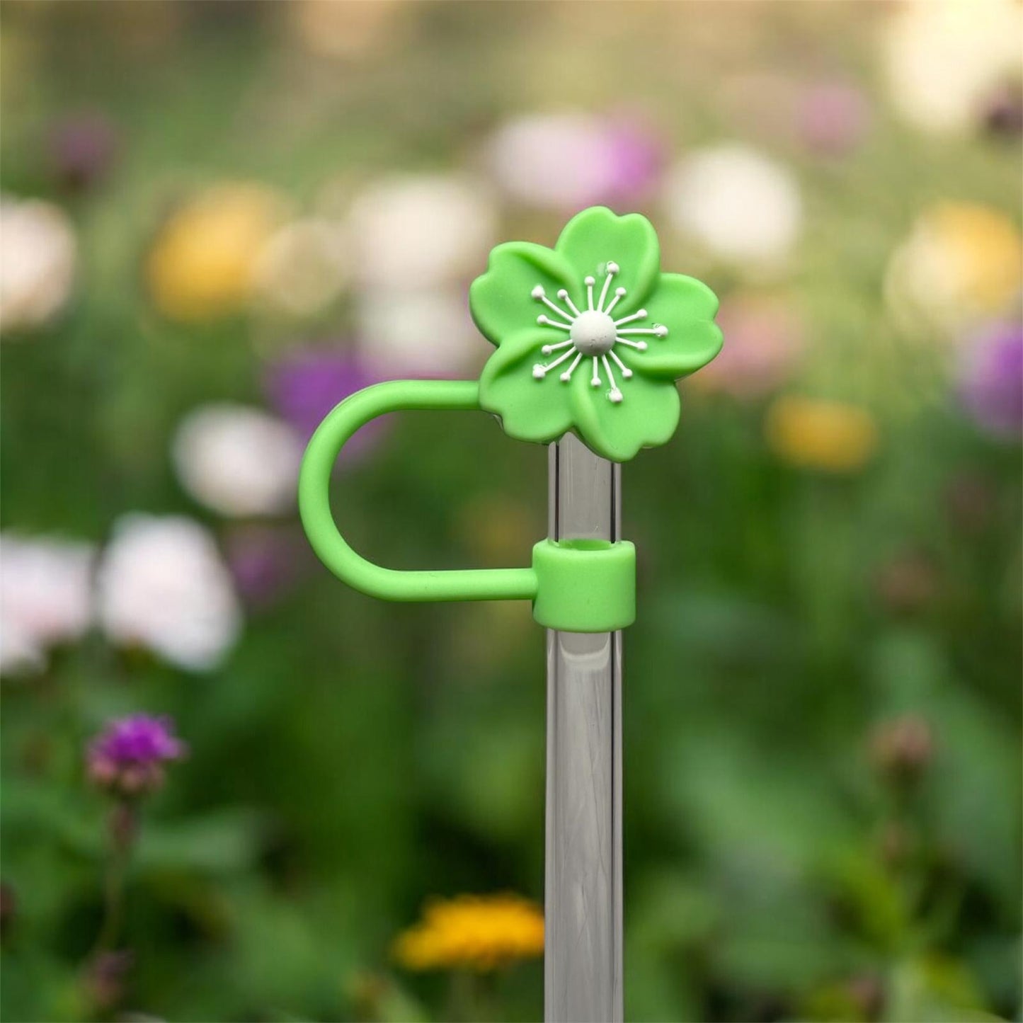 Strohhalm Topper - Green Sakura