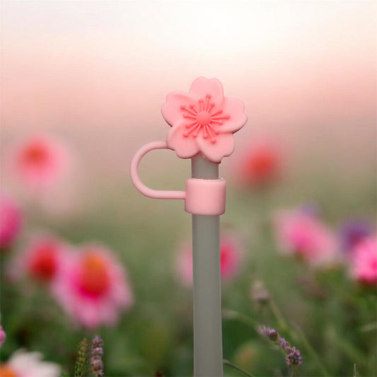 Strohhalm Topper - Pink  Sakura
