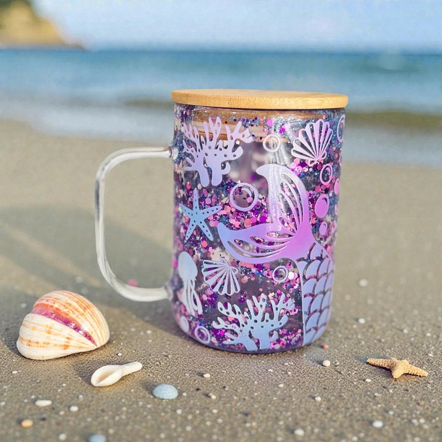 Snowglobe Glas Tasse