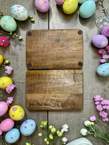 Frühstücks-Brettchen "Guten Start Hase"