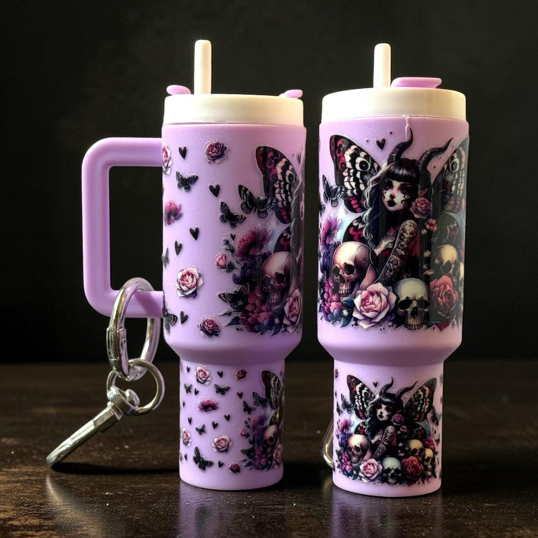 Mini Tumbler Schlüsselanhänger Dark Fairy