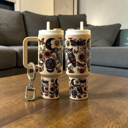 Mini Tumbler Schlüsselanhänger Eule