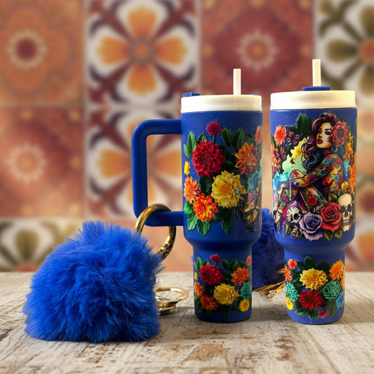 Mini Tumbler Schlüsselanhänger Royal Tattoo