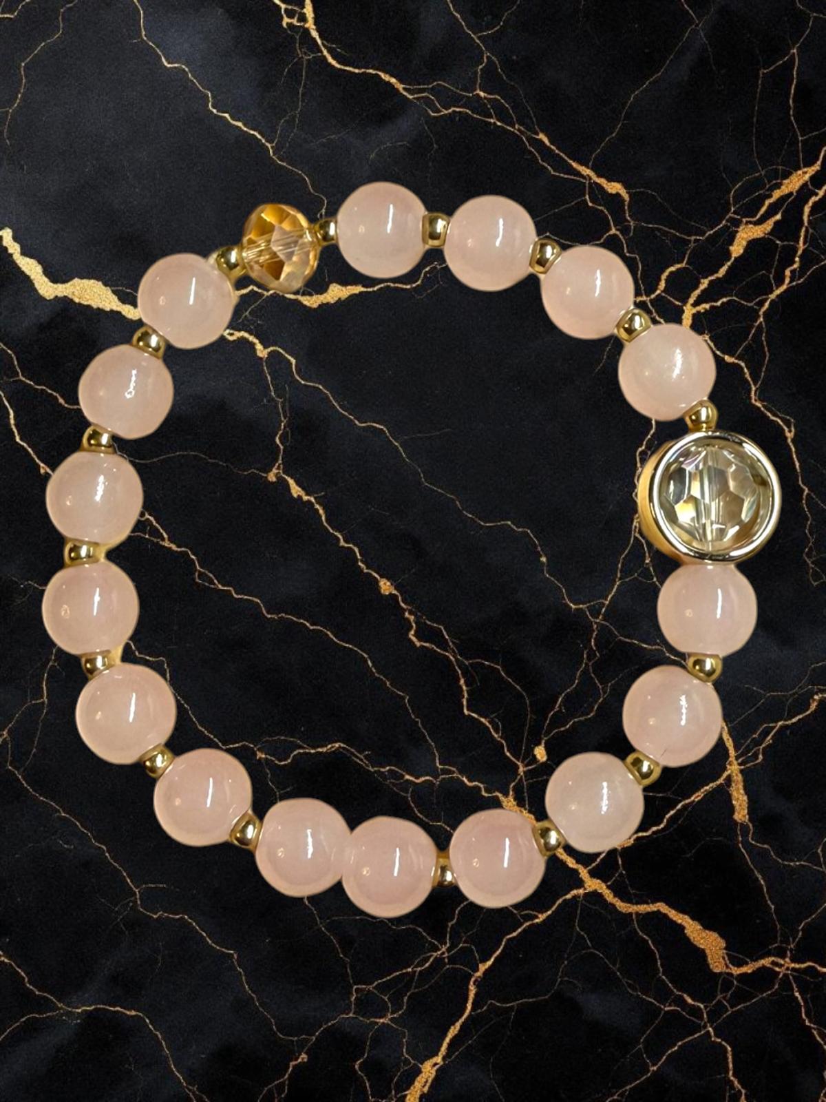 Perlen Armband Rose