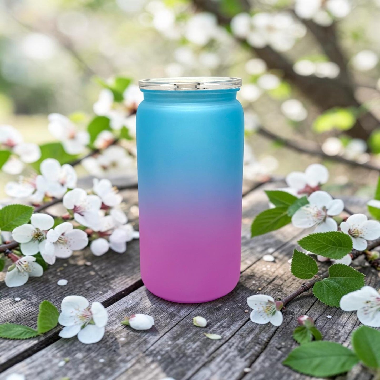 Ombre Trinkbecher Blau / Lila