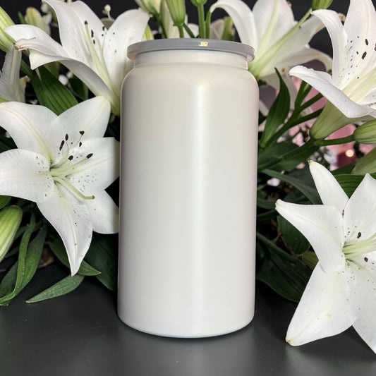 Premium Edelstahl Becher - Arctic Pearl