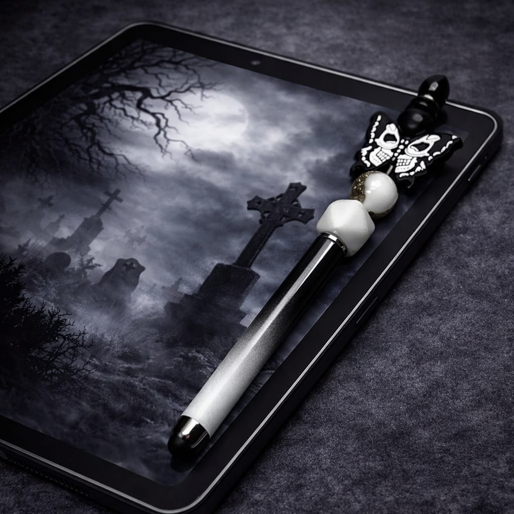 Black Skull 2in1 Pen