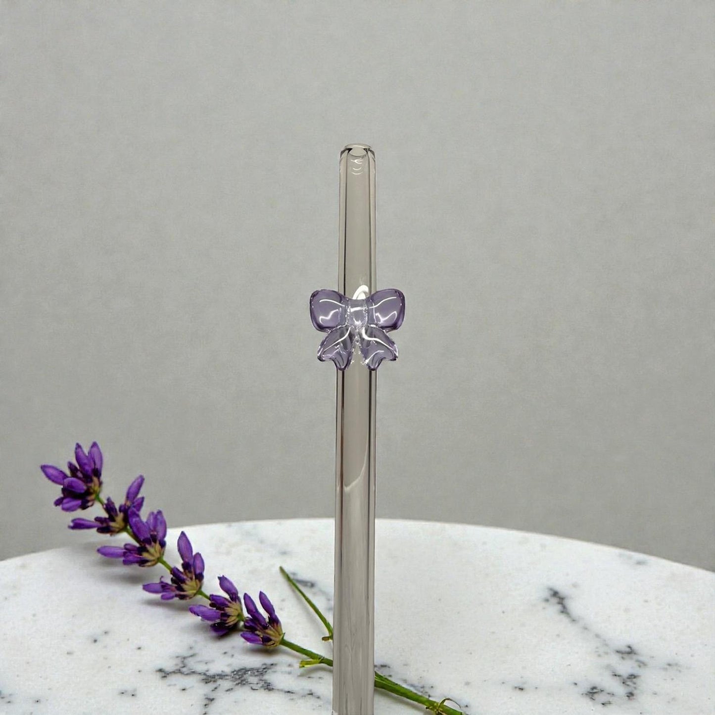 Strohhalm Purple Bow