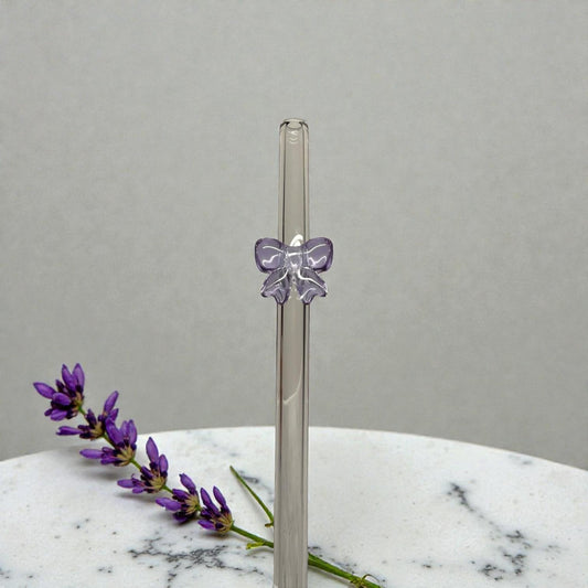 Strohhalm Purple Bow