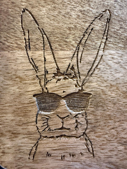 Frühstücks-Brettchen "Cool Bunny"
