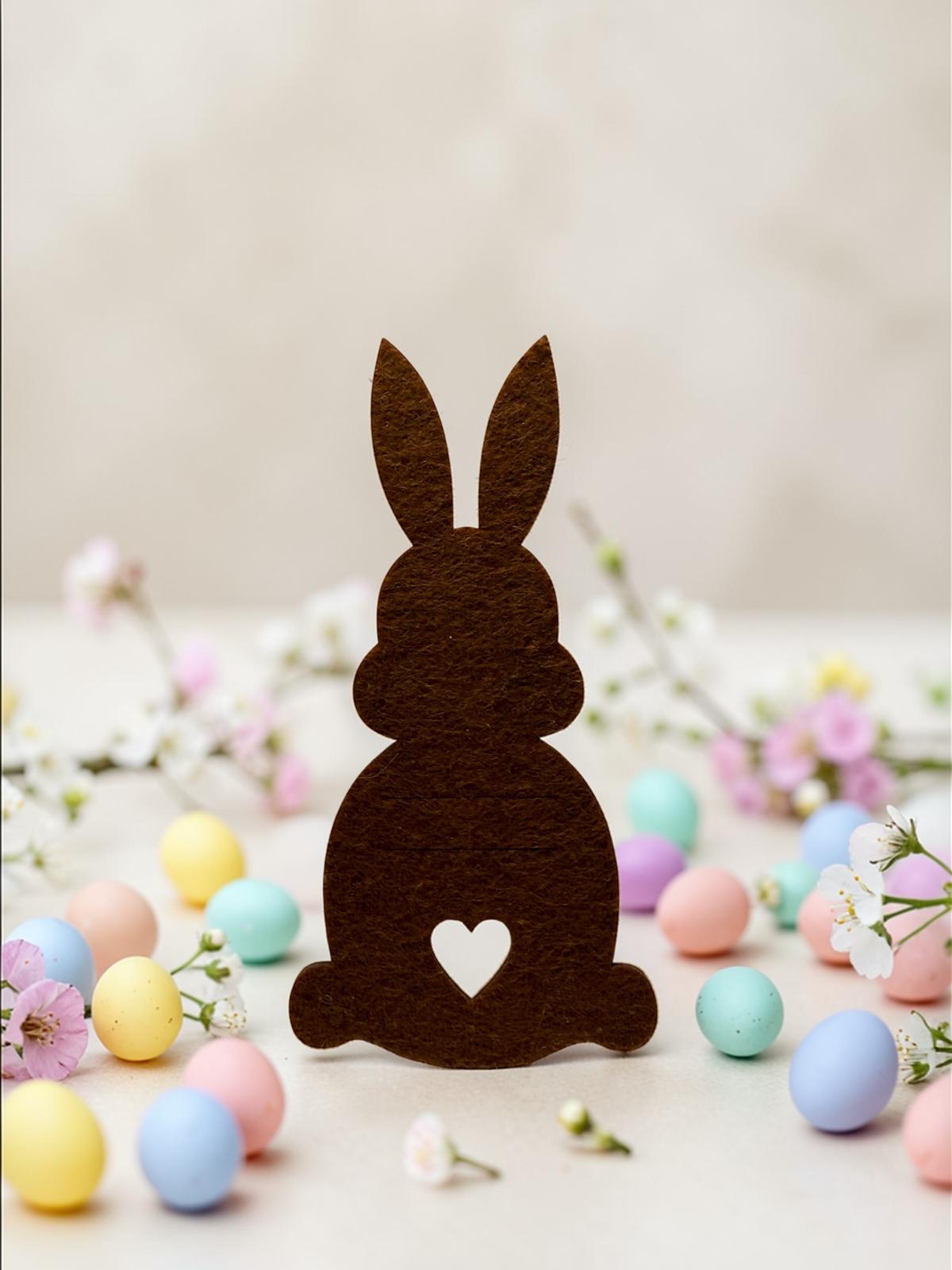 Filz Geld Hase