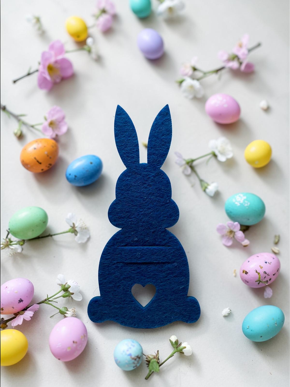 Filz Geld Hase