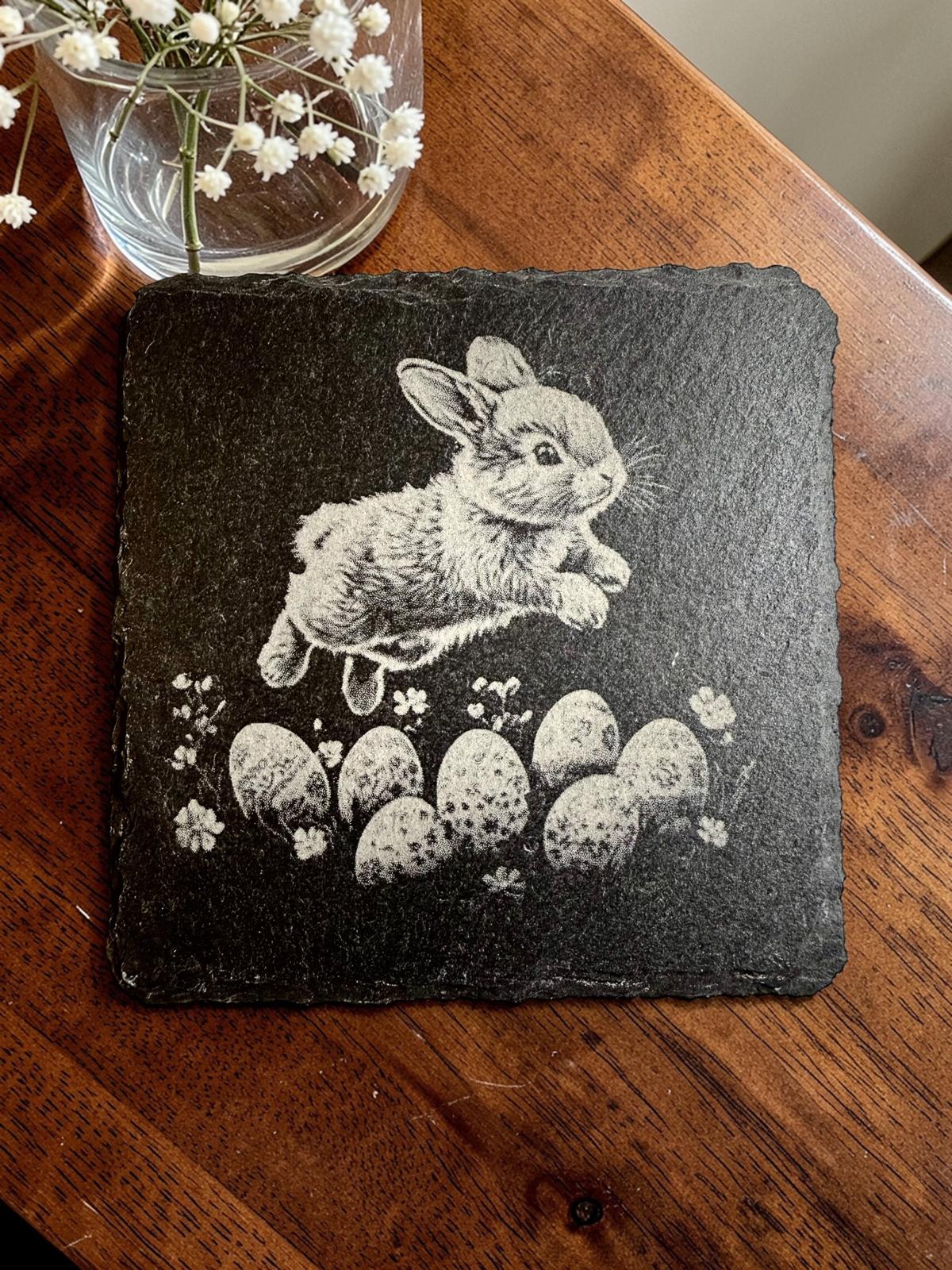 Schieferplatten Untersetzer
