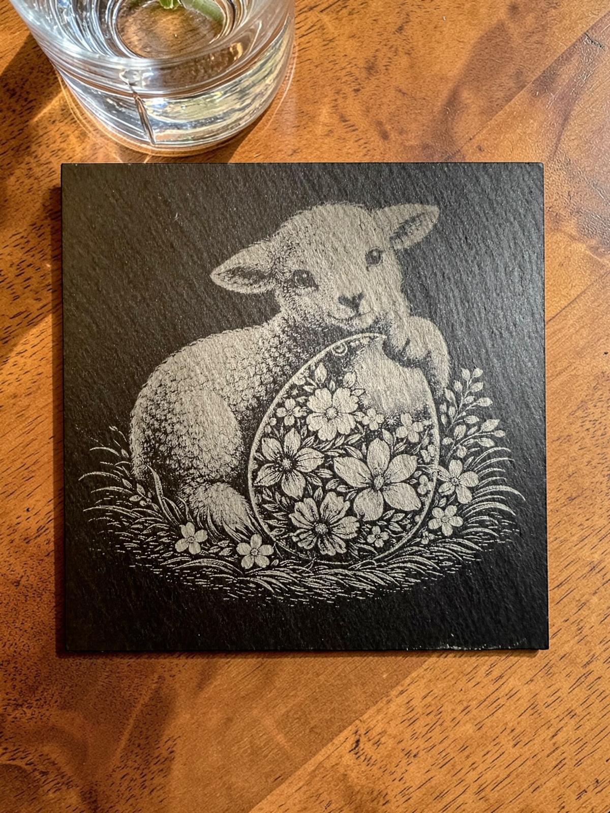 Schieferplatten Untersetzer