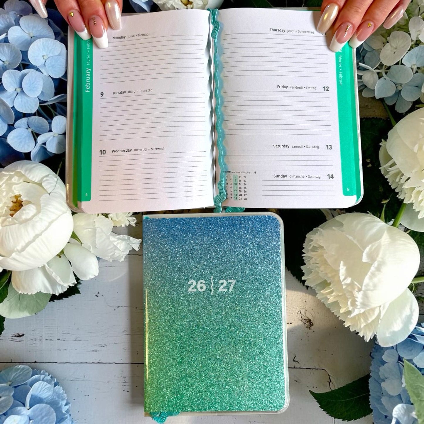 Glitzer Taschenkalender 26/27