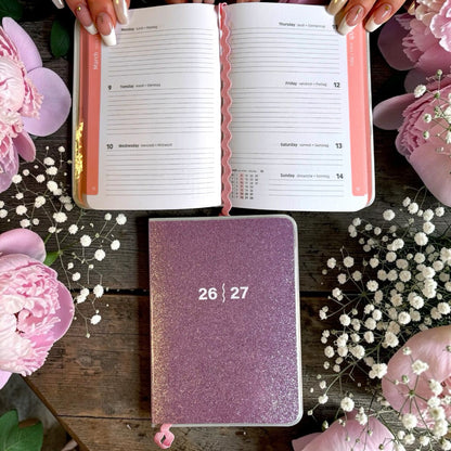 Glitzer Taschenkalender 26/27