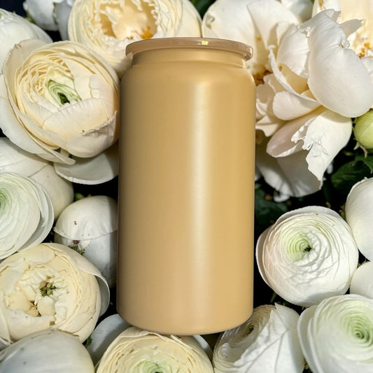 Premium Edelstahl Becher - Cream Coffee