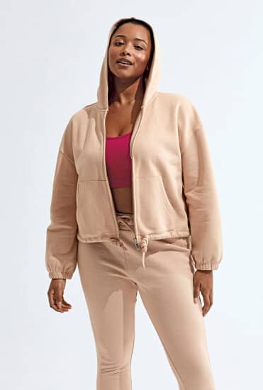 Damen Crop Jacke